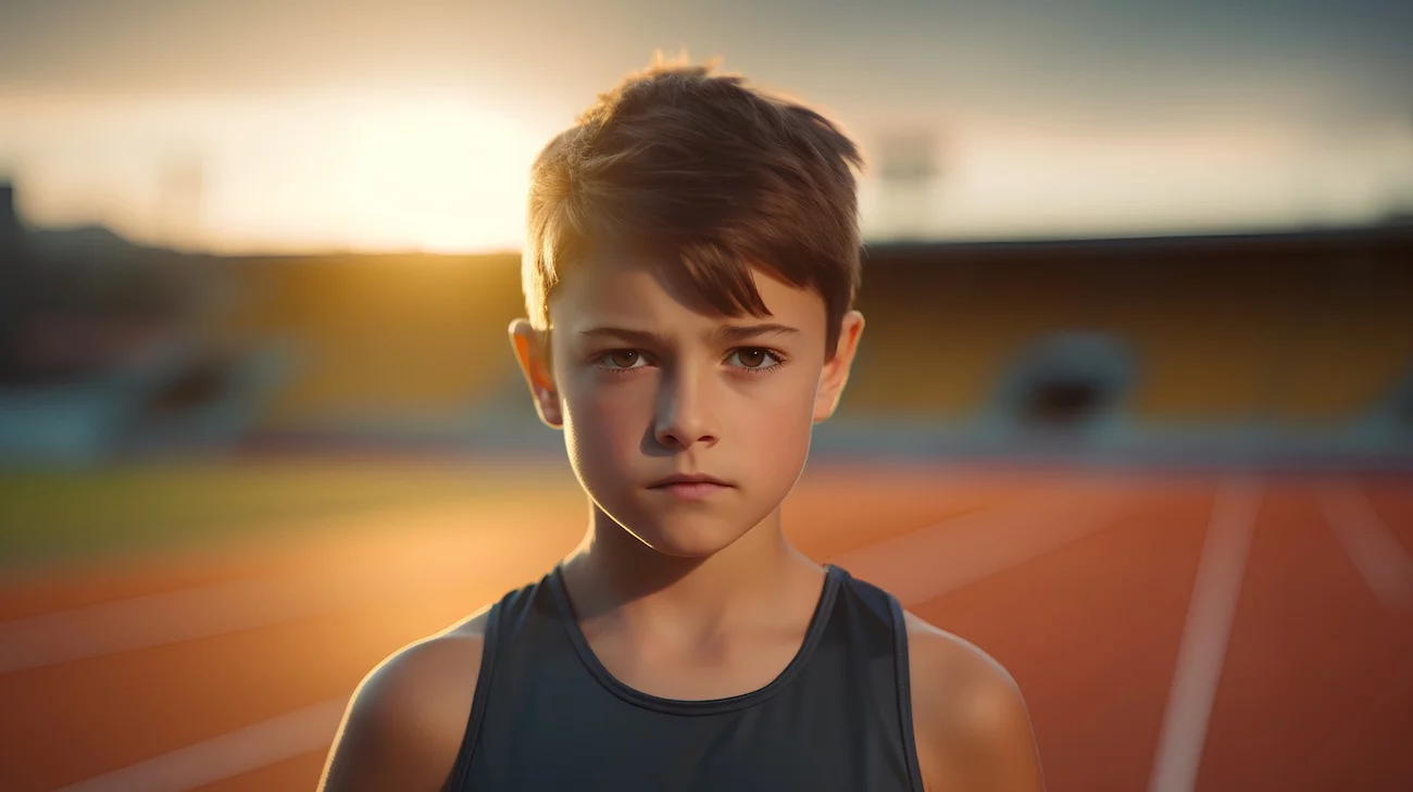 chłopiec, sport, lekkoatletyka