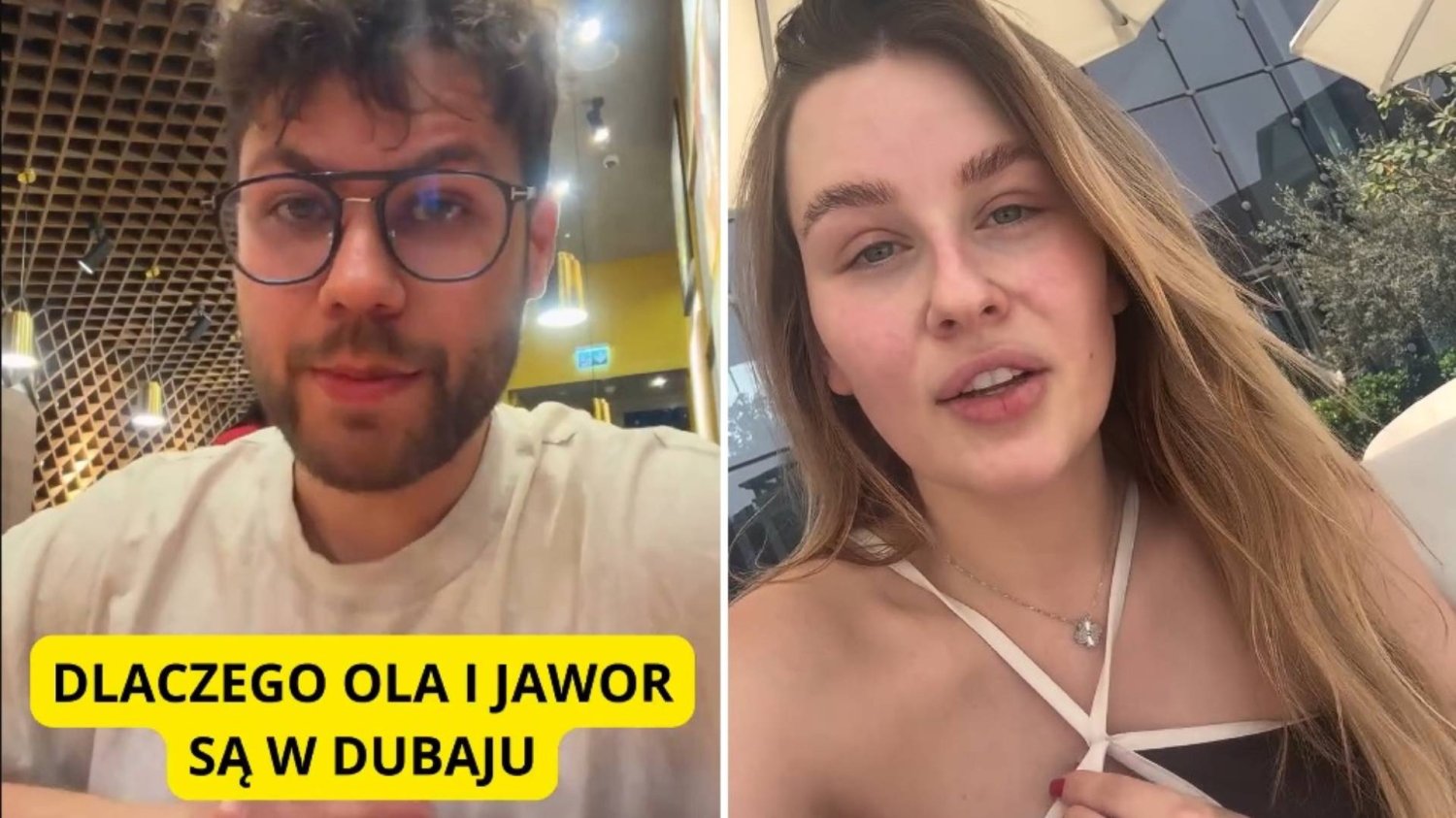 screen z Instagrama Andziaks i jaworyoutube