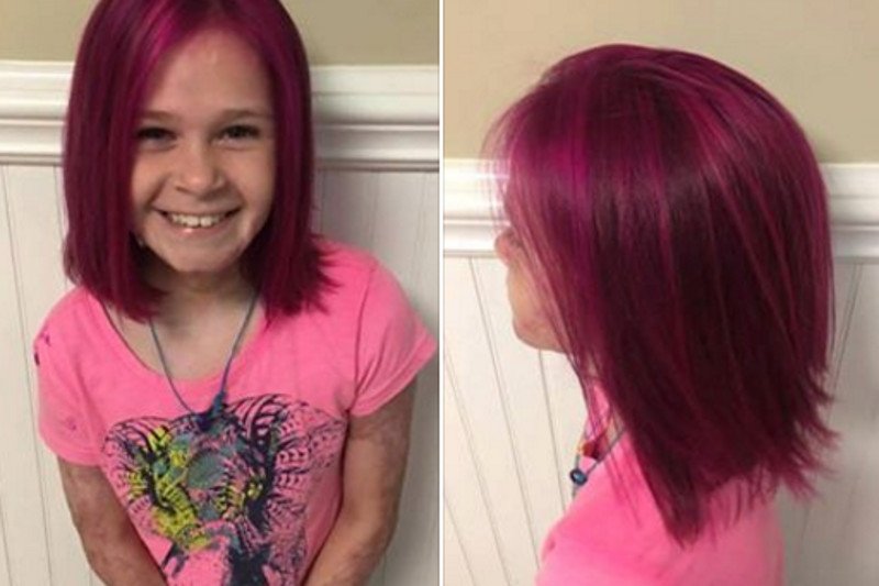 Farbowanie włosów małym dziewczynkom budzi sprzeciw. Nie tym razem.