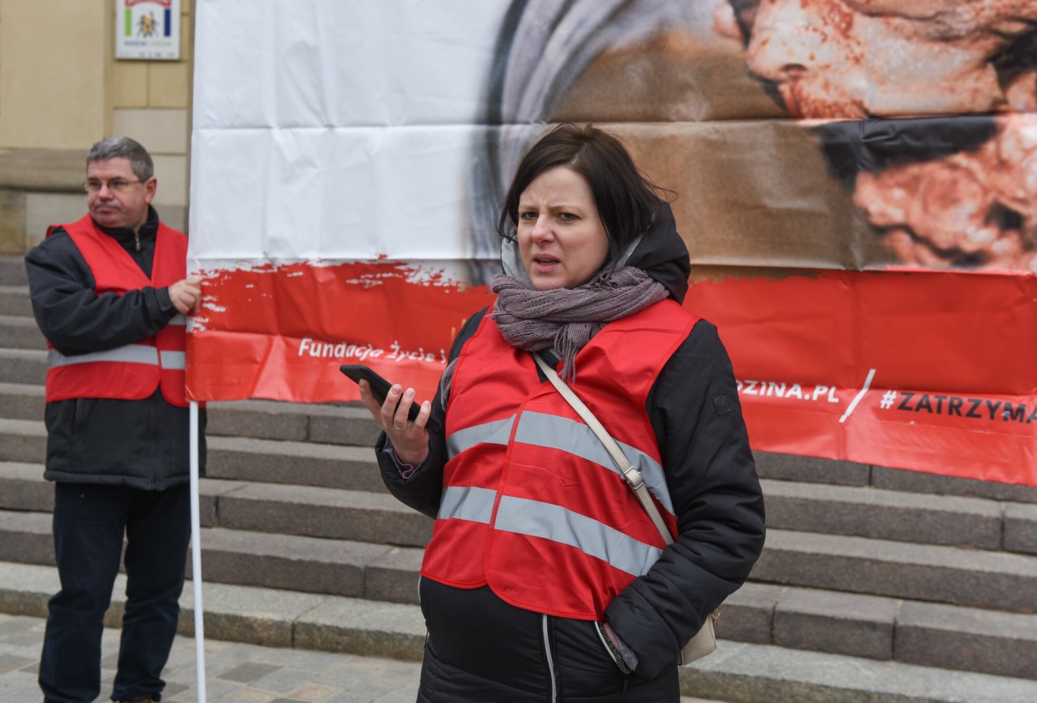 Antyaborcyjne ulotki dla Ukrainek