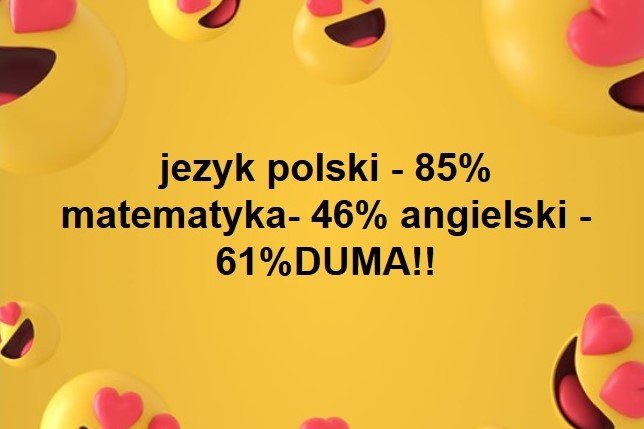 Rodzice publikują wyniki egzaminów swoich dzieci