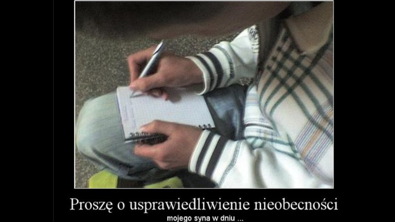 Usprawiedliwienie szkolne to sztuka - dla rodzica i dla dziecka...