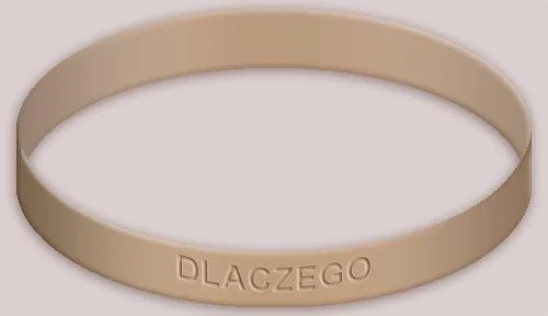Takie bransoletki noszą jako symbol rodzice dzieci utraconych.