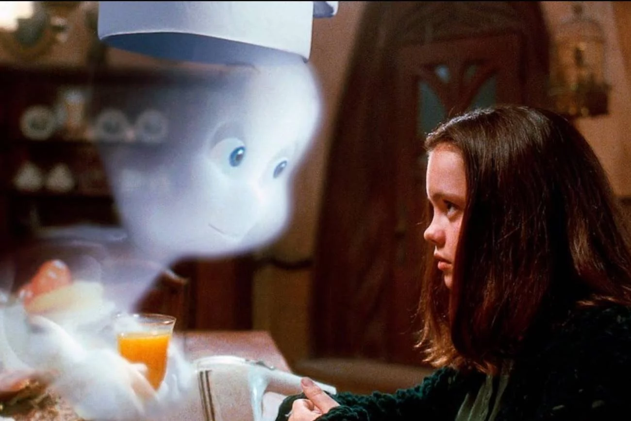 Kadr z filmu "Casper". Kadr z filmu "Casper".