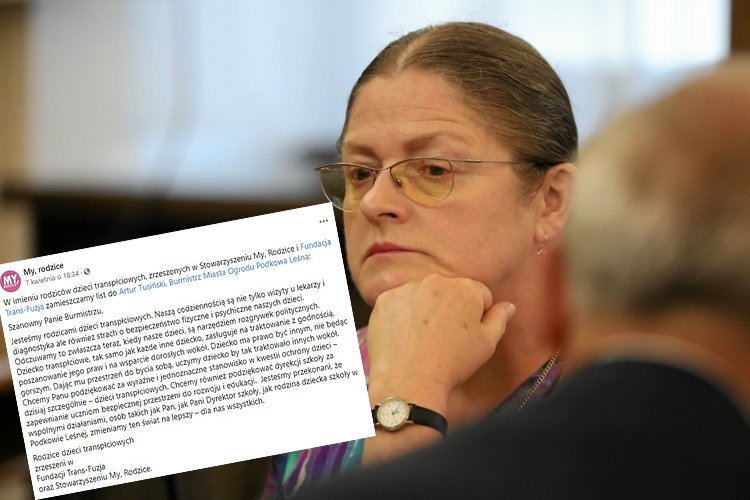 Rodzice transpłciowych dzieci odpowiedzieli burmistrzowi Podkowy Leśnej