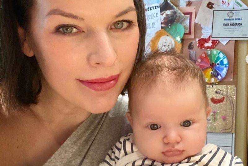 Milla Jovovich urodziła niedawno trzecią córkę