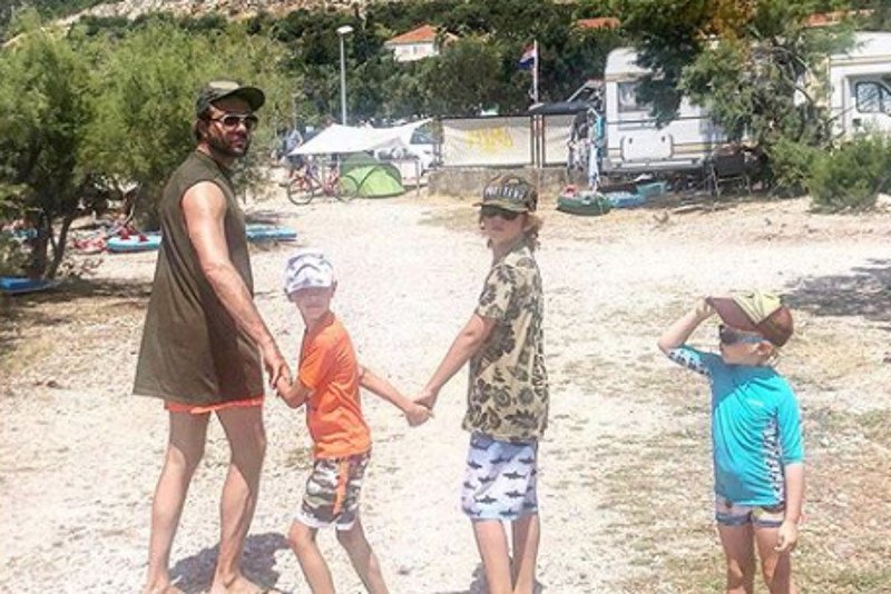 Olivier Janiak pokazał zdjęcie z wakacji.