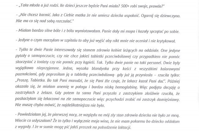Opinie pacjentek.