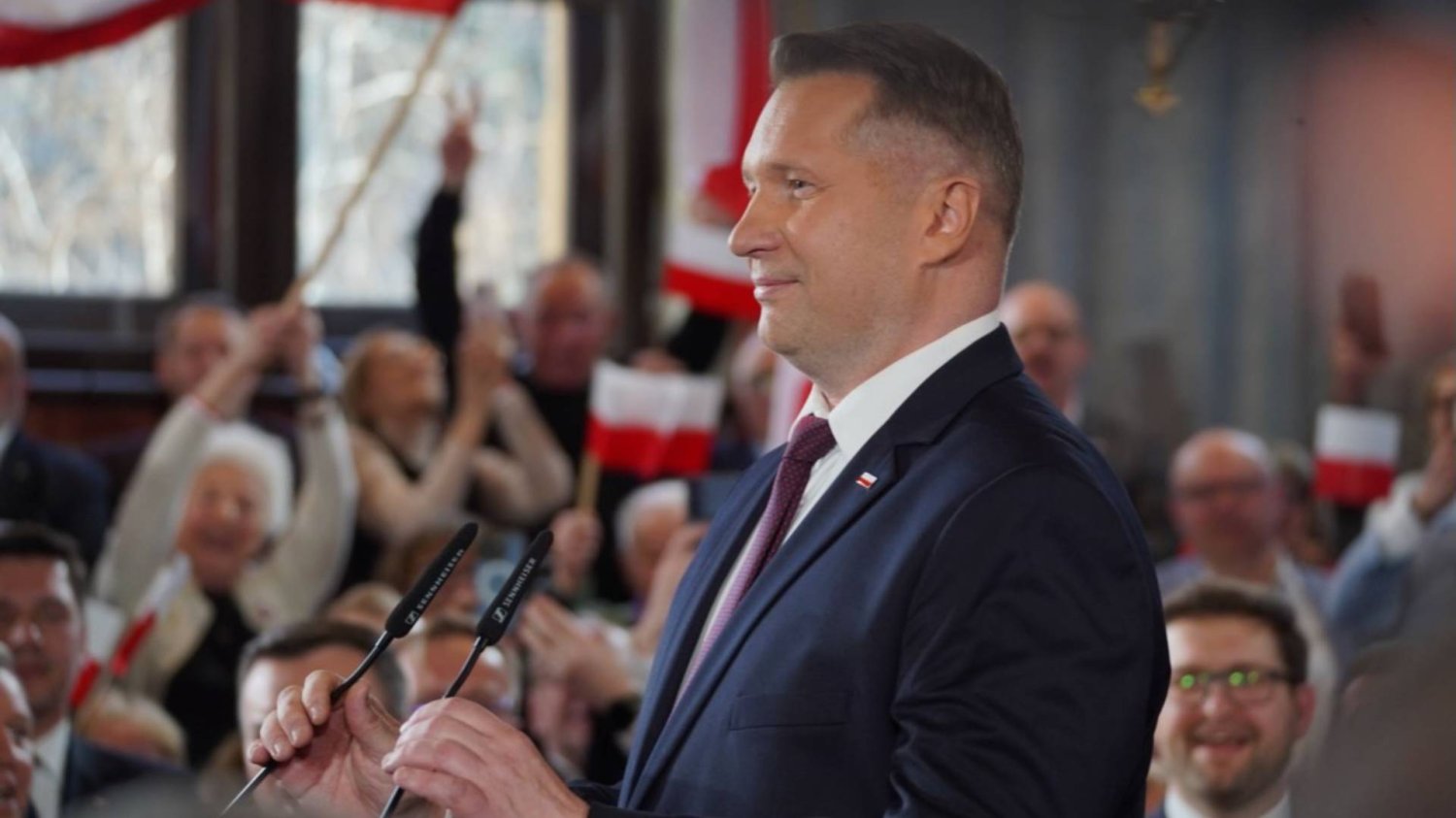 Przemysław Czarnek podczas przemówienia