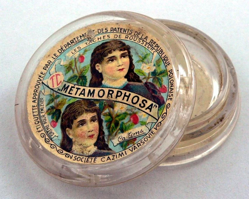 Słoiczek po kremie Metamorphosa Warszawa lata 30