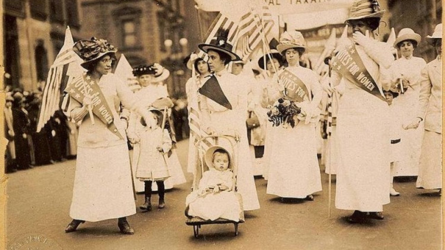 Suffrage parade, New York City, 1912