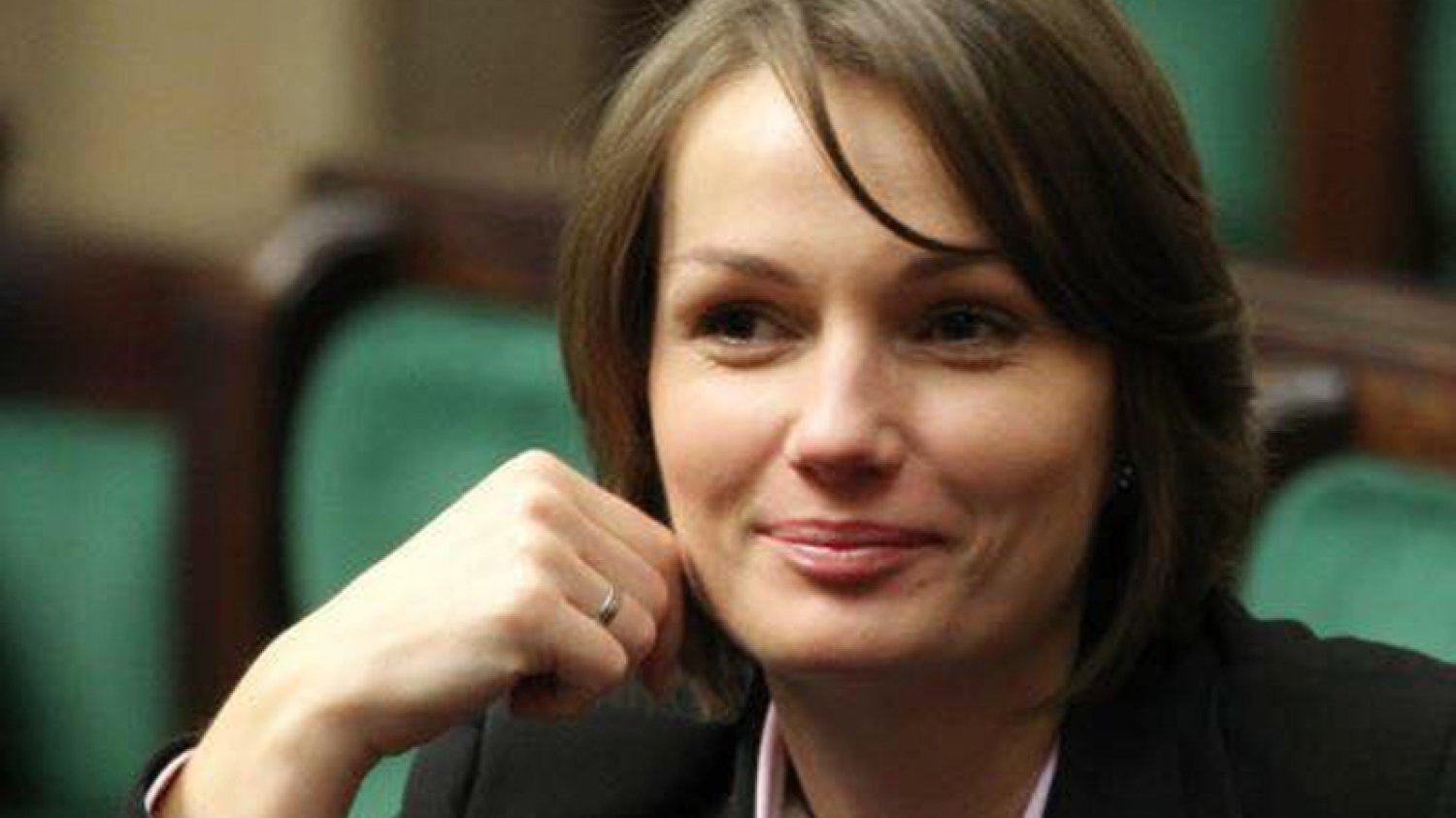 Jagna Marczułajtis-Walczak wspiera protest opiekunów niepełnosprawnych w Sejmie.