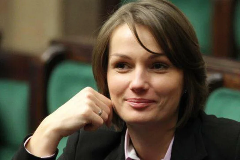 Jagna Marczułajtis-Walczak wspiera protest opiekunów niepełnosprawnych w Sejmie.