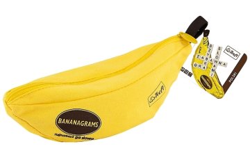 Bananagrams nosi miano ''najszybszej gry słownej''. Polegająca na układaniu krzyżówki gra jest szybka, emocjonująca, zabawna oraz edukacyjna.