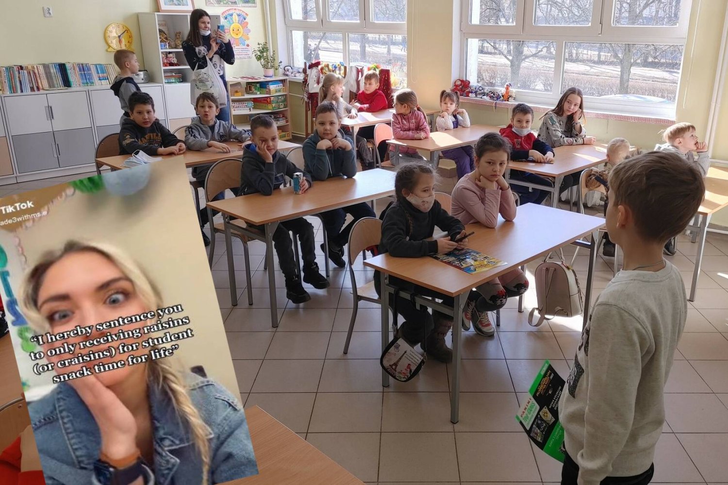 nauczyciel, niezwykłe zadanie, zadanie w szkole, tiktok, praca nauczyciela