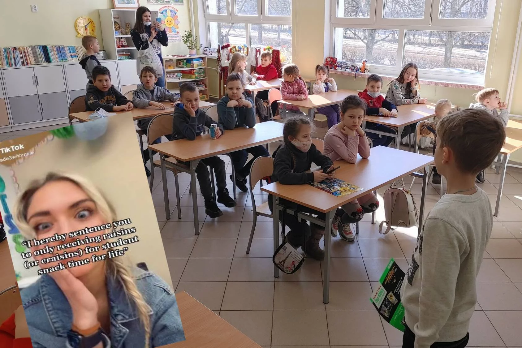 nauczyciel, niezwykłe zadanie, zadanie w szkole, tiktok, praca nauczyciela