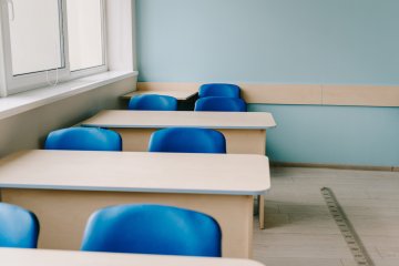 pusta klasa w szkole pusta klasa w szkole