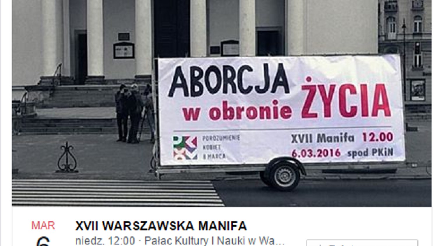 Fot. Facebook.com / Manifa Warszawa