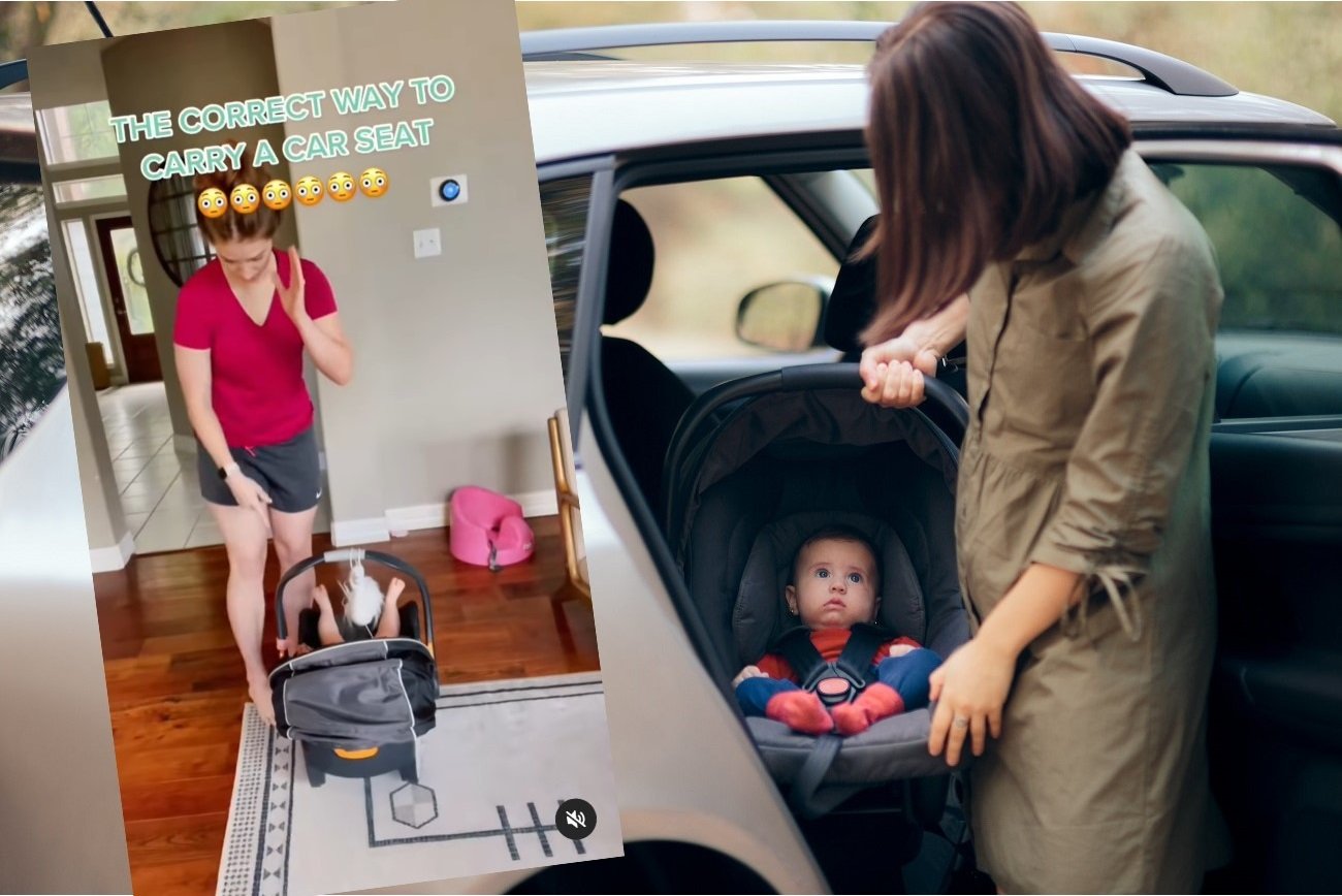 jak nosić fotelik samochodowy