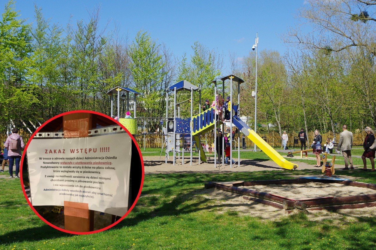 kartka na placu zabaw