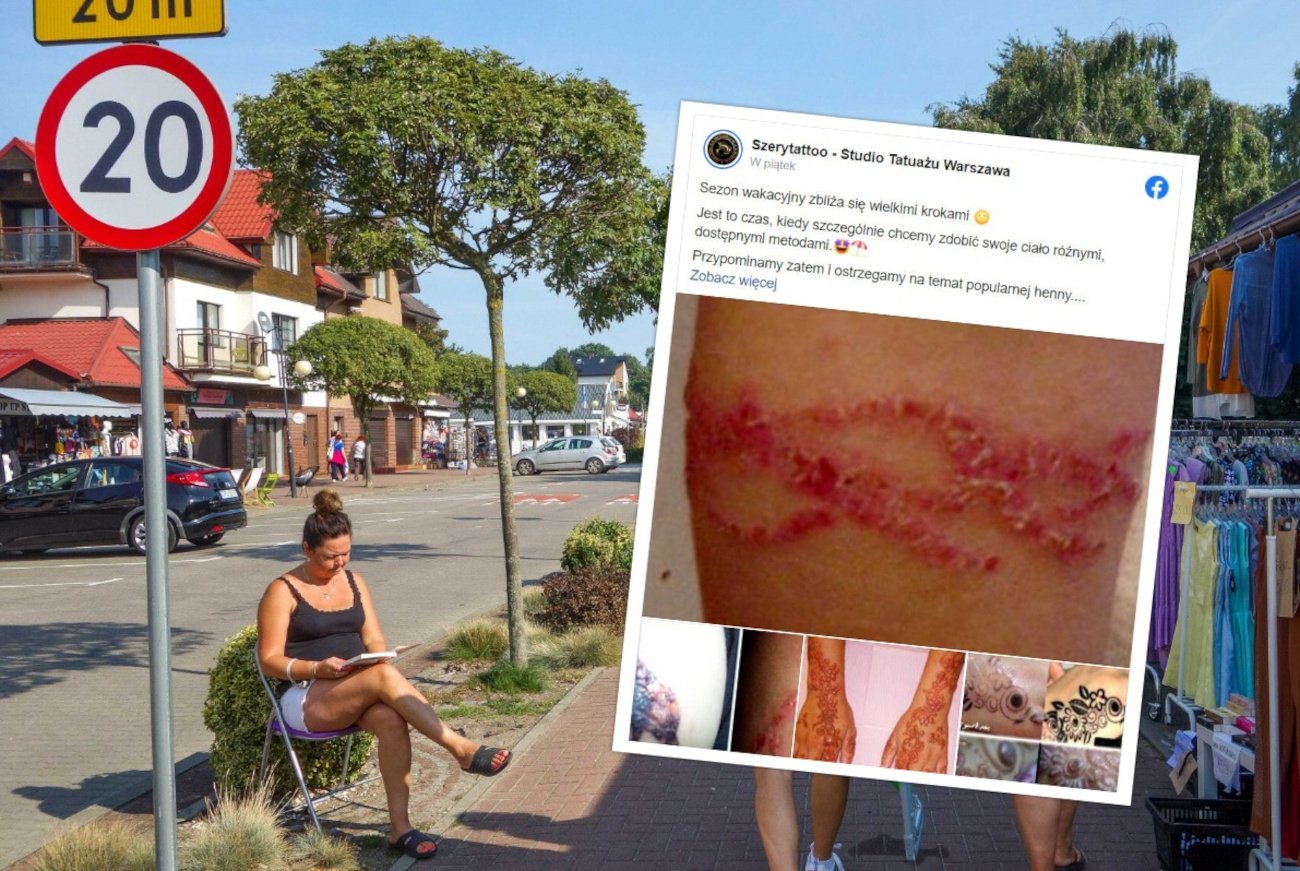 tatuaż z henny, henna, toksyczna, wakacje