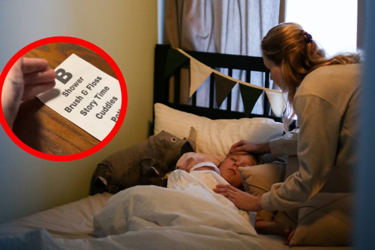 Wpadła na genialny pomysł z wieczorną rutyną. Skończyły się awantury przed snem