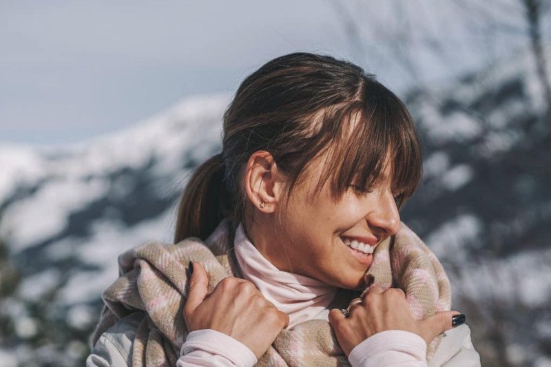 Anna Lewanodwska po treningu na obozie Camp By Ann 2019.