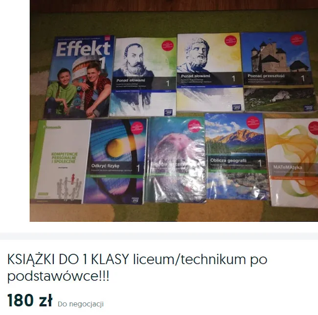 Podręczniki do liceum 2020/2021 - ile kosztują?
