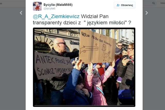 Fot. Screen z Twittera / [url=https://twitter.com/sycylia6/]sycylia6[/url]