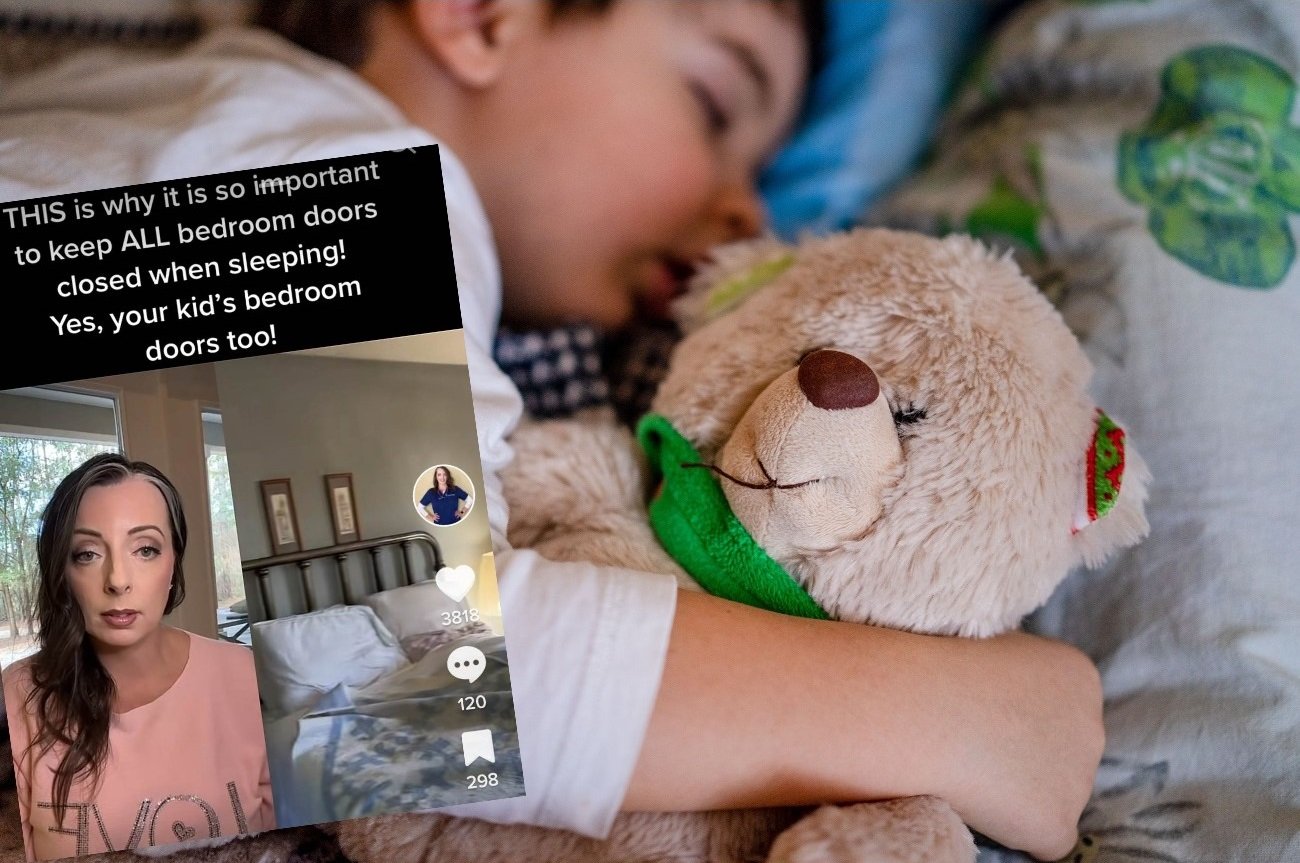 bezpieczeństwo w pożarze: zamykanie drzwi do pokoju dziecięcego