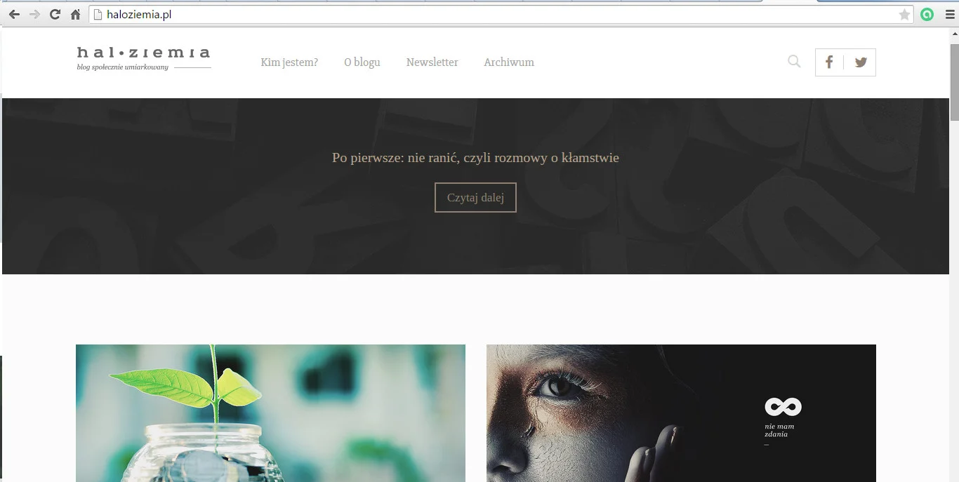 Fot. Screen ze strony [url=http://haloziemia.pl/]Halo Ziemia[/url]