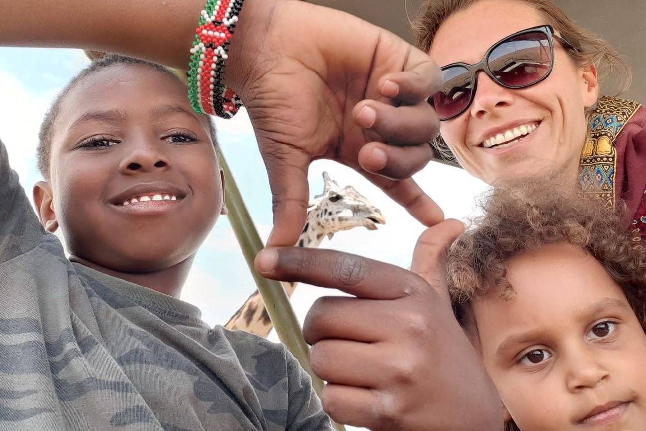 Asia Sznajderska z mężem i dziećmi mieszka w Kenii