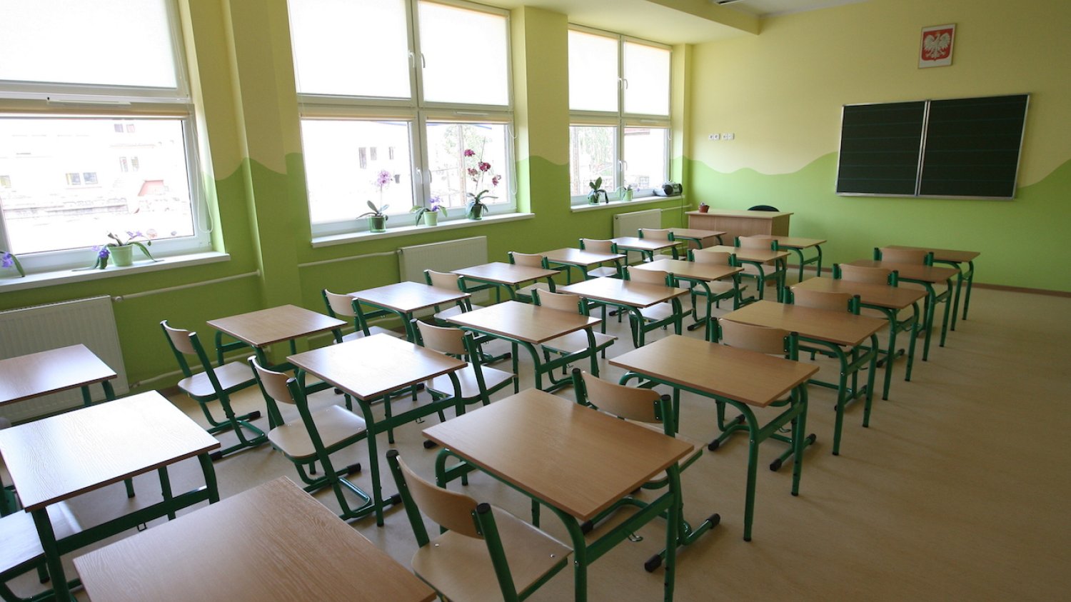 pusta klasa w szkole