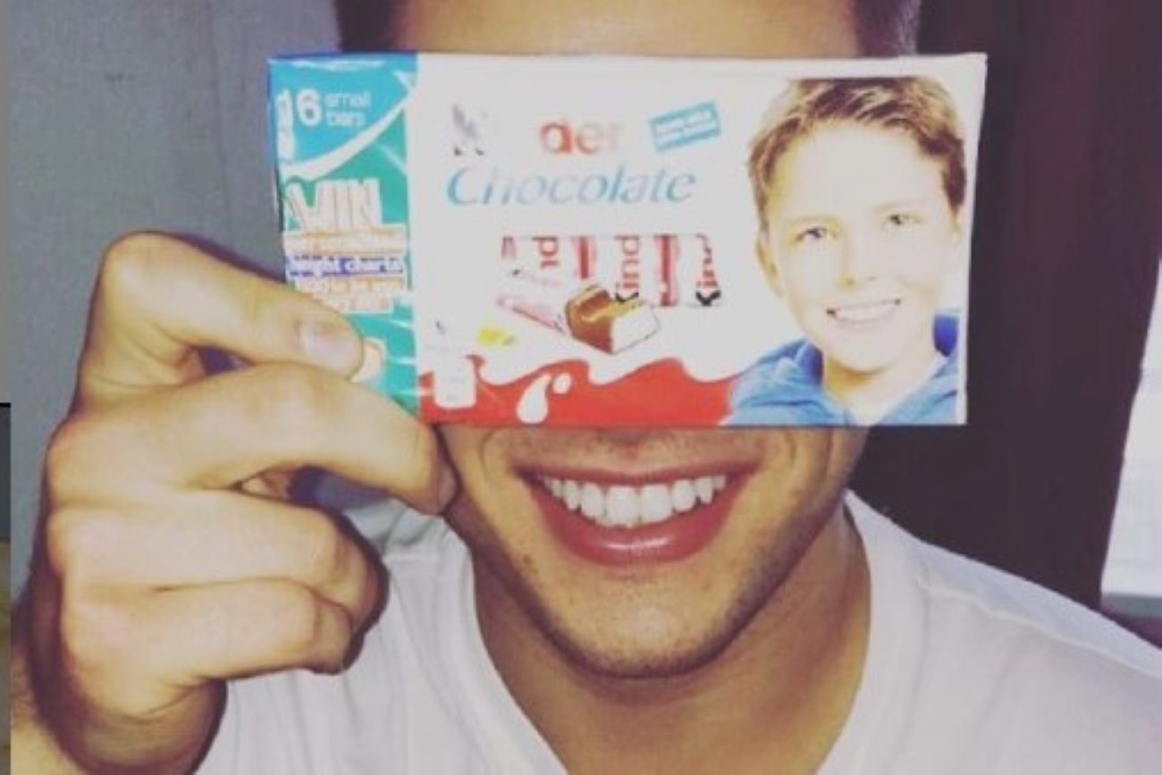 Chłopiec z opakowania Kinder Chocolate nadal jest modelem