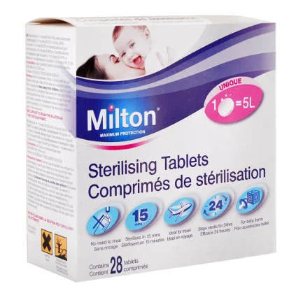Tabletki Milton - doskonały sposób na usunięcie bakterii