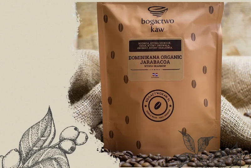 Opakowanie kawy ekologicznej Dominikana Organic Jarabacoa