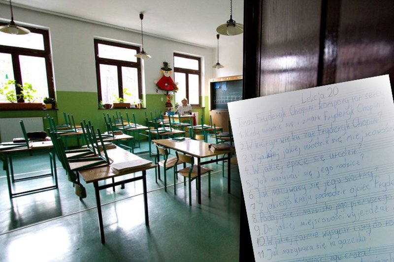 Klasówka z muzyki. Test pokazuje, jak źle działa system.