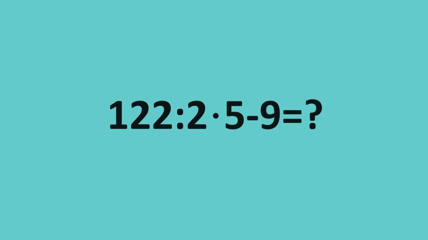 zagadka matematyczna