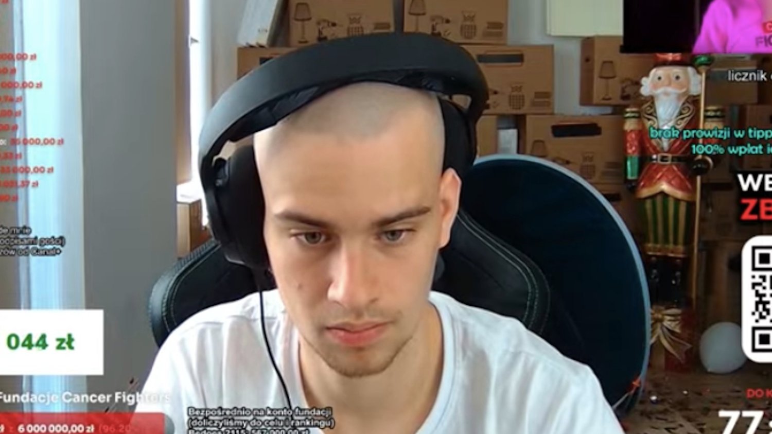 YouTuber zbiera pieniądze na chore dzieci. Na walkę z rakiem ma już ponad 5 milionów Na zdjęciu Łatwogang