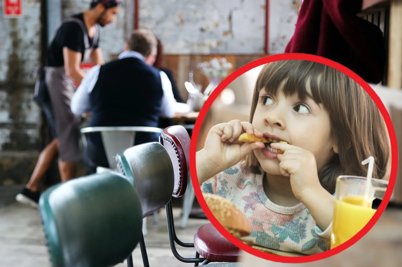 dziecko w restauracji
