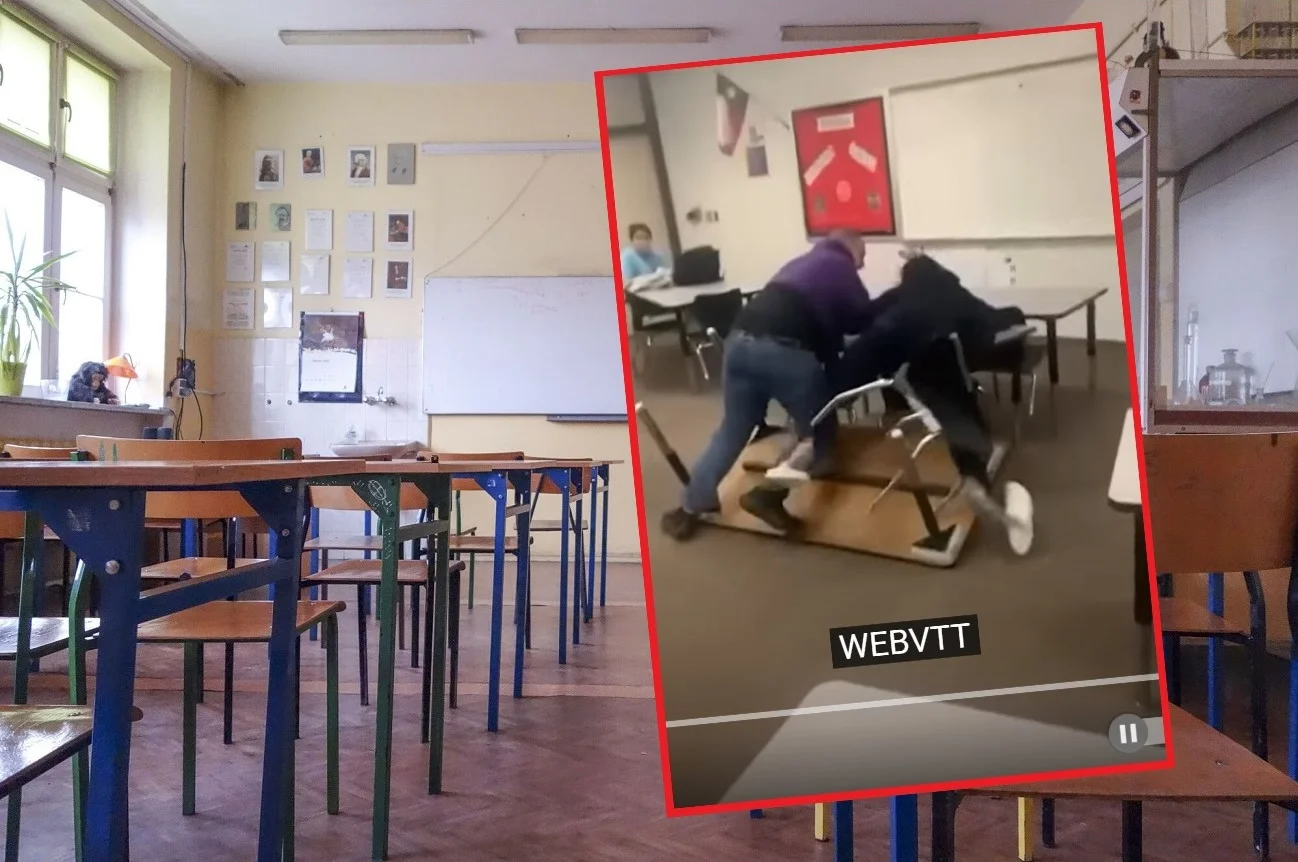 nauczyciel pobił ucznia