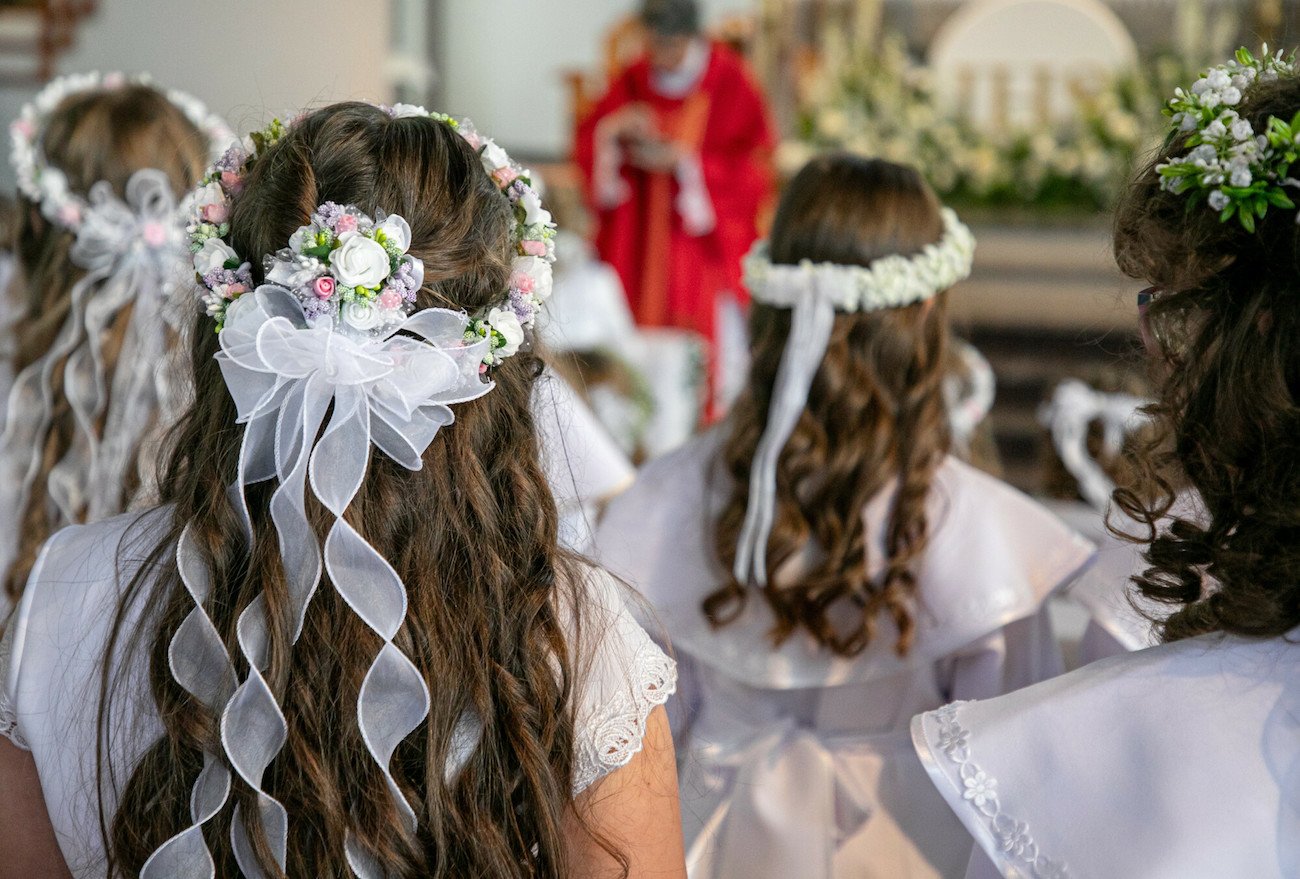 Ksiądz aż się przeżegnał, gdy to zobaczył na komunii. A potem sam zrobił zdjęcie