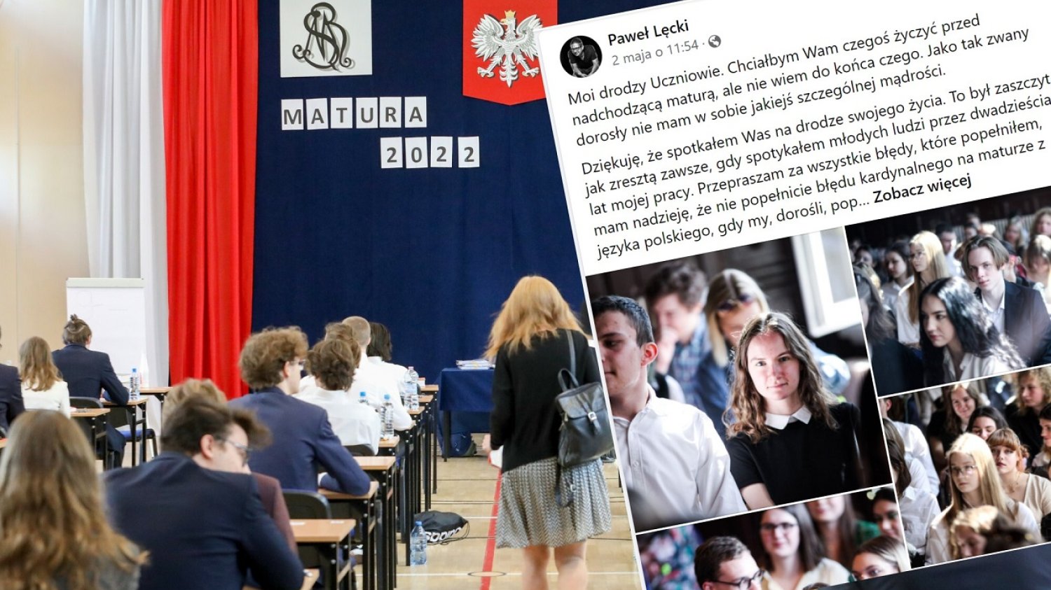 matura 2022 - Paweł Lęcki - list do maturzystów