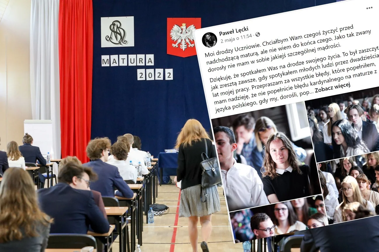 matura 2022 - Paweł Lęcki - list do maturzystów