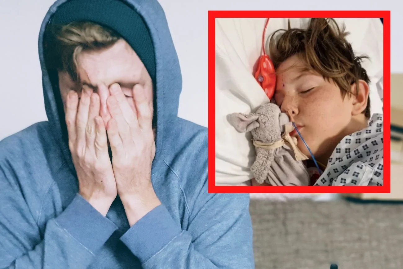 14-latek przeszedł udar mózgu i na nowo uczy się chodzić i mówić