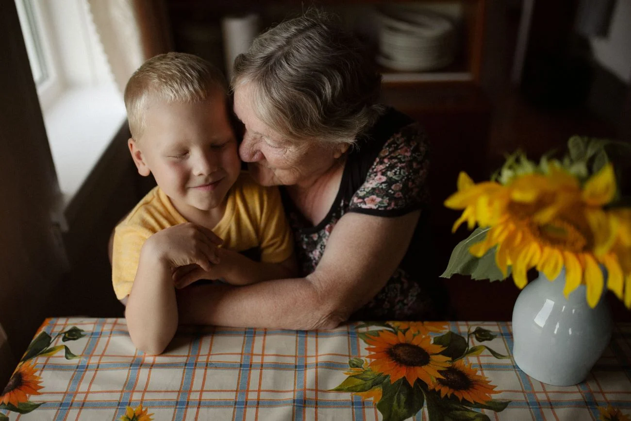 babcia i wnuczek