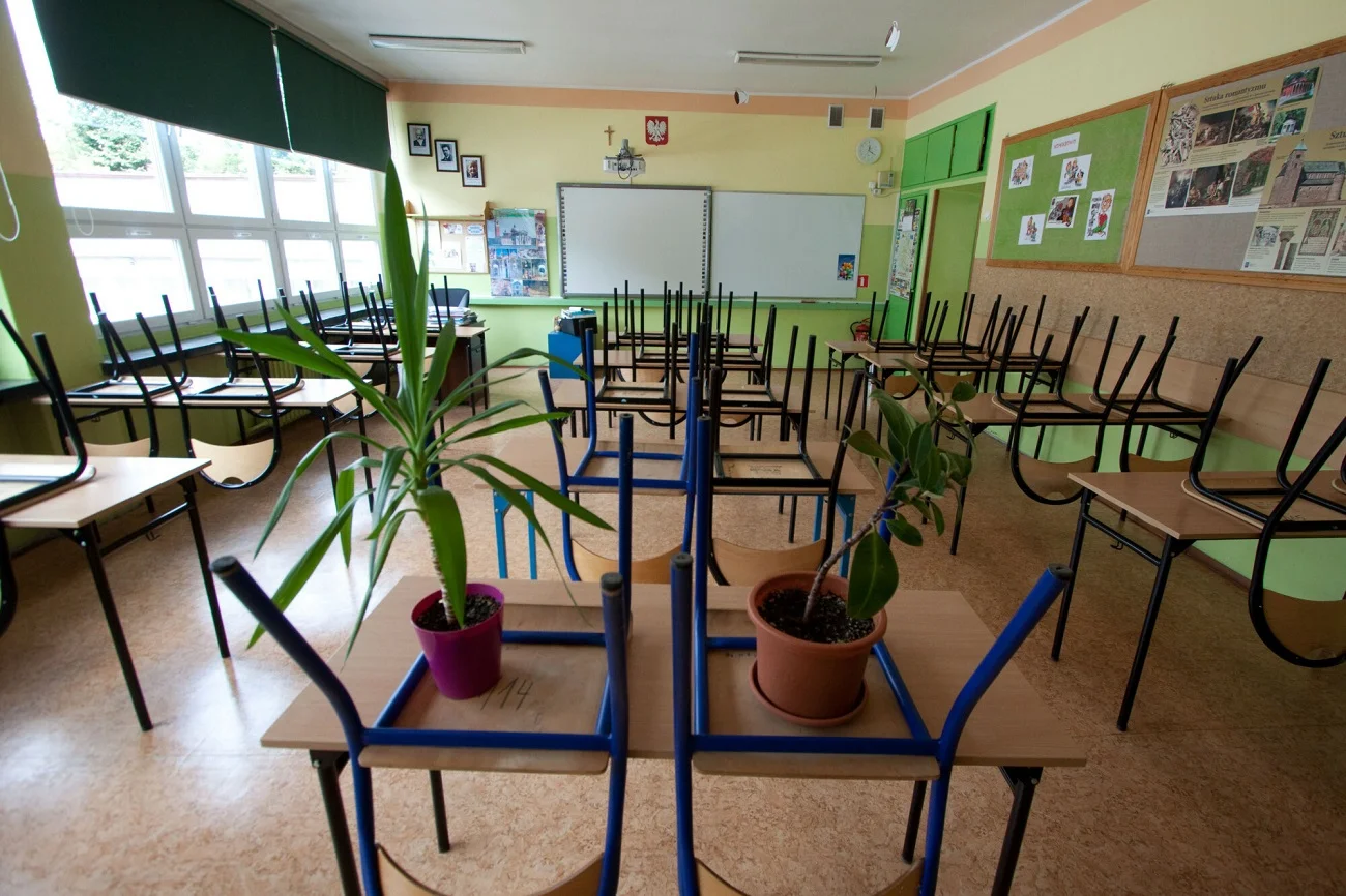 pusta klasa w majówkę