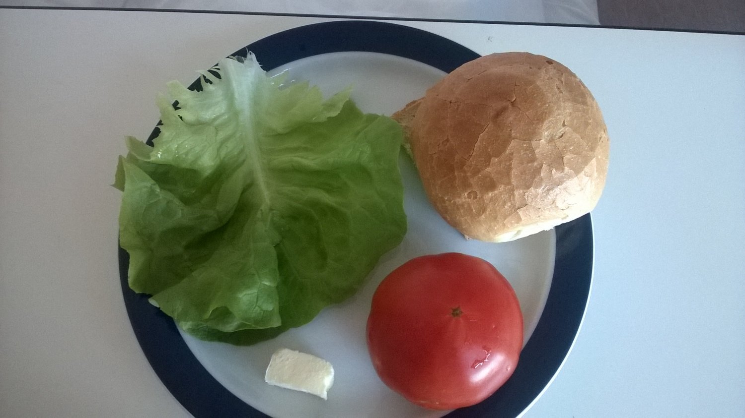 Moje standardowe szpitalne śniadanie.