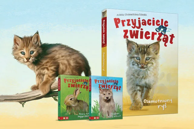 "Przyjaciele Zwięrząt" to cykl książek dla najmłodszych opowiadający historie zwierząt.