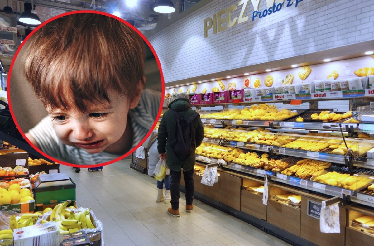 Afera w sklepie. Matka nie reagowała, więc pouczył jej dziecko